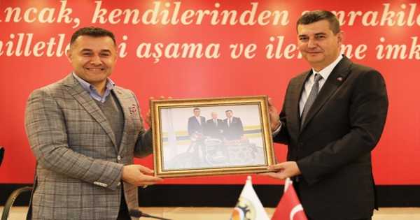 Türkdoğan’dan Başkan Yücel’e ziyaret