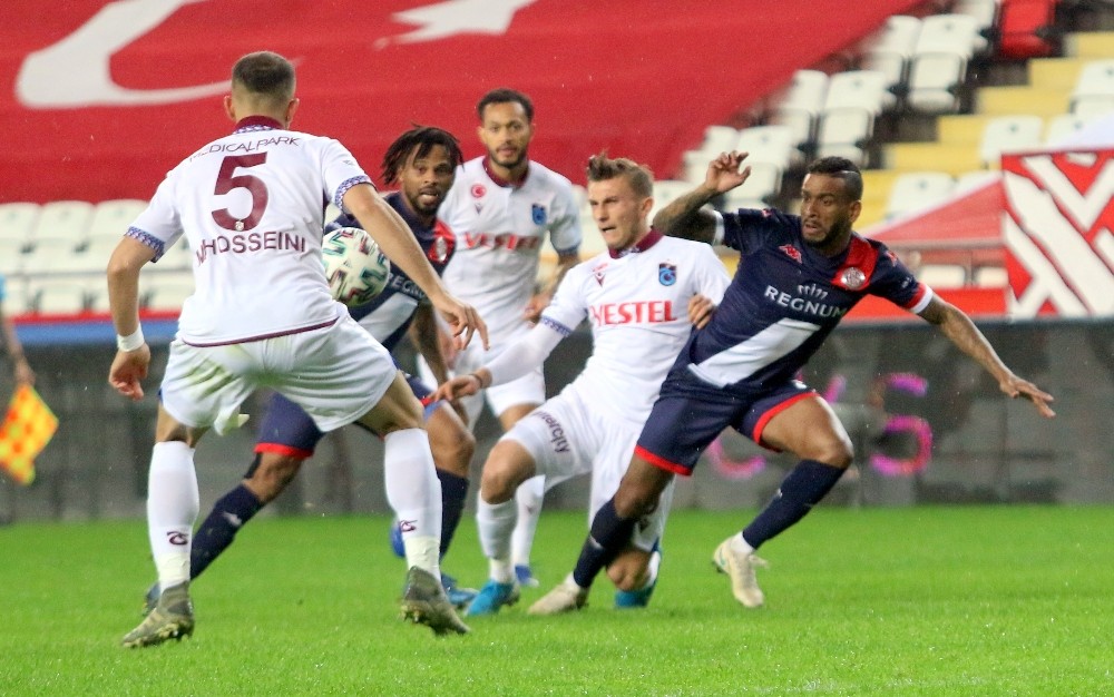 Süper Lig: Antalyaspor 1 – Trabzonspor: 1 (Maç sonucu)
