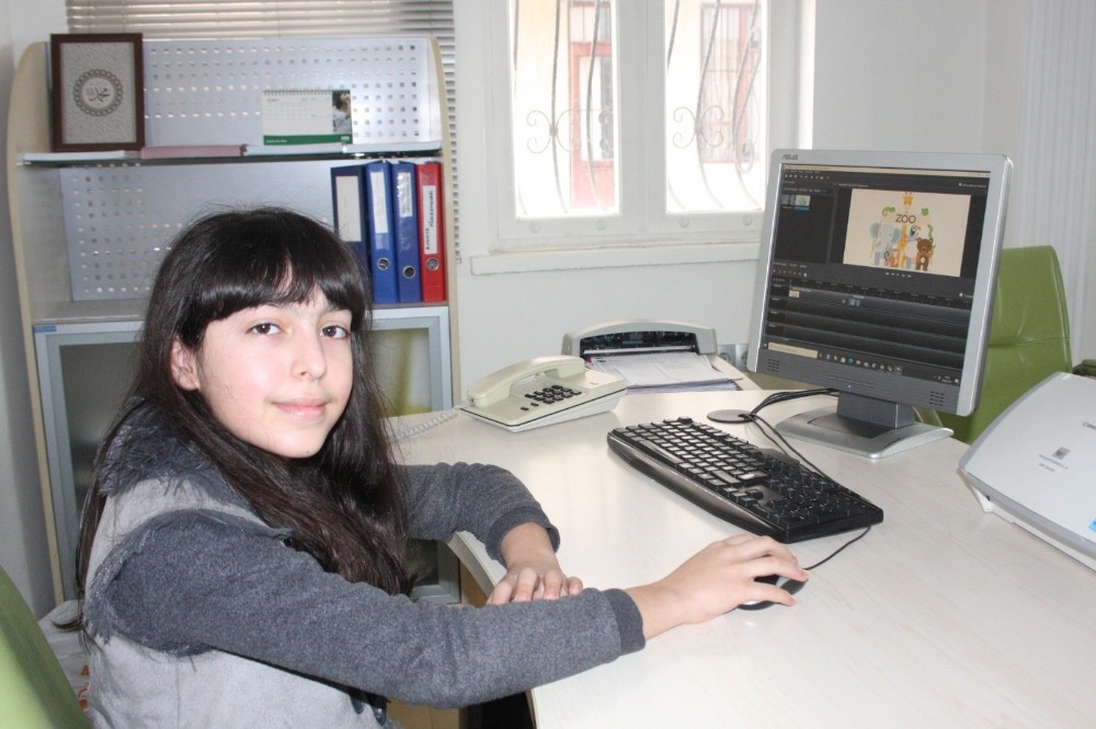 5. sınıf öğrencisi İpek, video ve zihin haritası tasarlamada dünya birincisi oldu