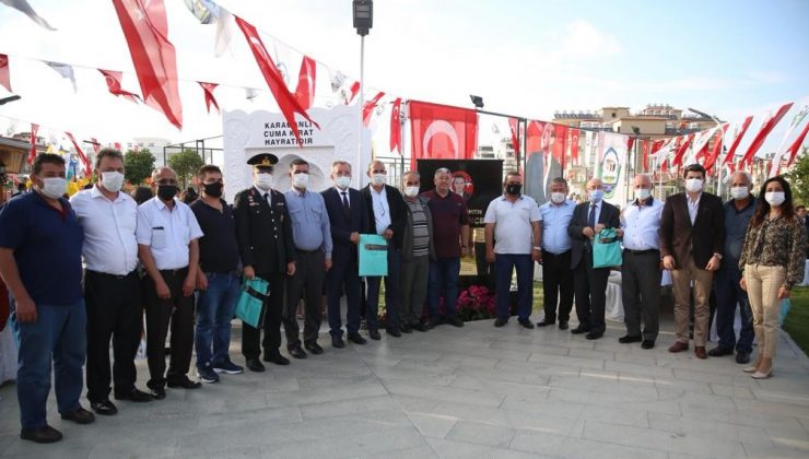 Şehit Teğmen Fikret Dinçer’in adının yaşatılacağı park törenle açıldı