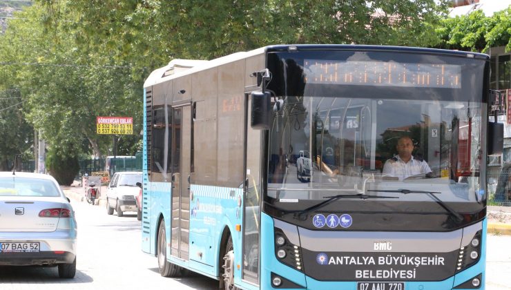 Antalya’da 15 Temmuz’da toplu ulaşım ücretsiz I ALANYA’DA YİNE PARALI