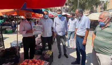 Başkan Türkdoğan’dan pazarcı esnafını ziyaret