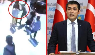 İYİ Parti İstanbul İl Başkanı Buğra Kavuncu saldırıya uğradı! O anlar kamerada