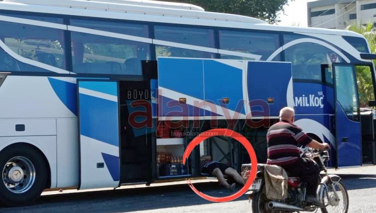Alanya’da vatandaş otobüste uyuyan şoför istemiyor