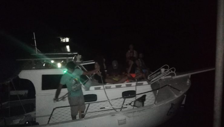 Manavgat’ta bir teknede İran uyruklu 13 düzensiz göçmen yakalandı I VİDEO HABER