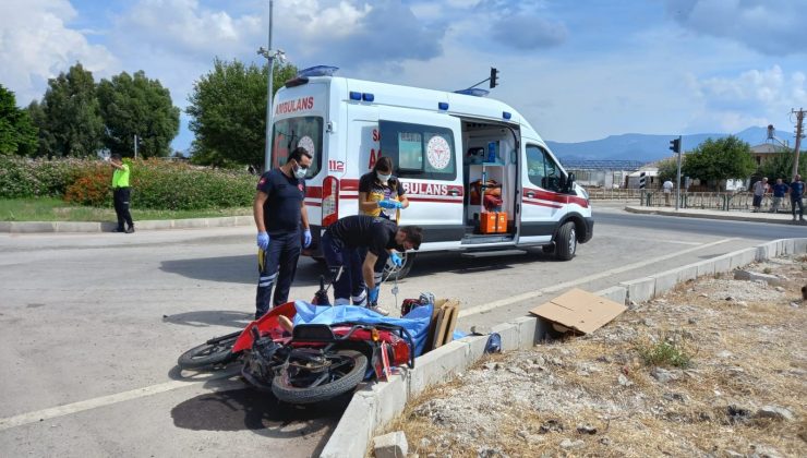 Motosiklet kazasında Suriye uyruklu bir kişi hayatını kaybetti