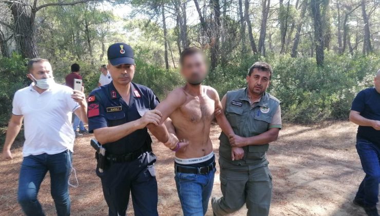Manavgat’ta ormanı yakarken suçüstü yakalanan zanlı tutuklandı I VİDEO HABER