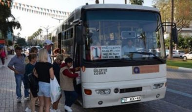 Alanya’da otobüs saatlerine güncelleme
