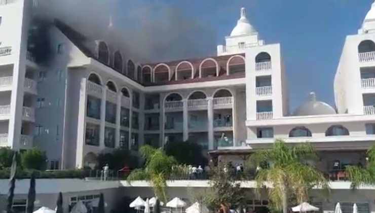 5 yıldızlı otelde yangın paniği