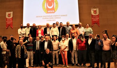Antalya Gazeteciler Cemiyeti’nin yeni başkanı İdris Taş oldu