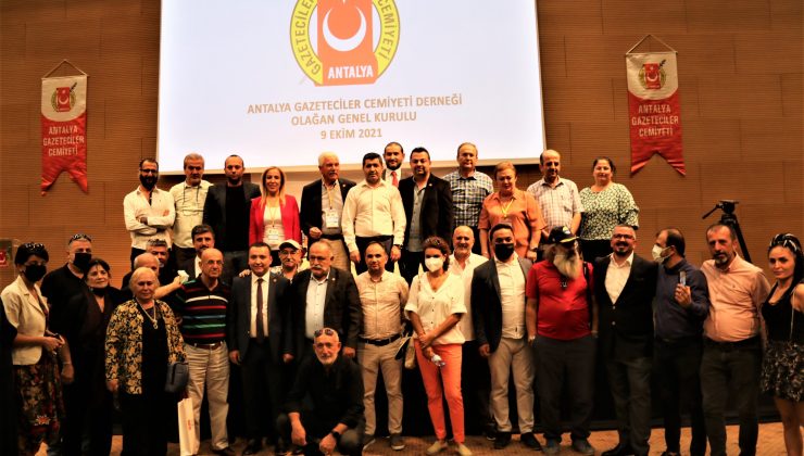 Antalya Gazeteciler Cemiyeti’nin yeni başkanı İdris Taş oldu
