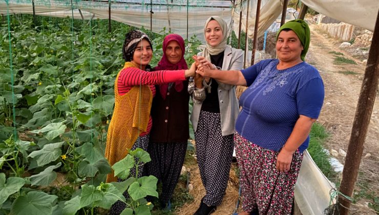 AK Kadınlar, emekçi kadın çiftçileri unutmadı