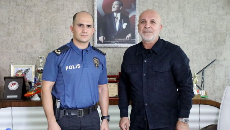 Alanya İlçe Emniyet Müdürü Patat’dan Çavuşoğlu’na ziyaret