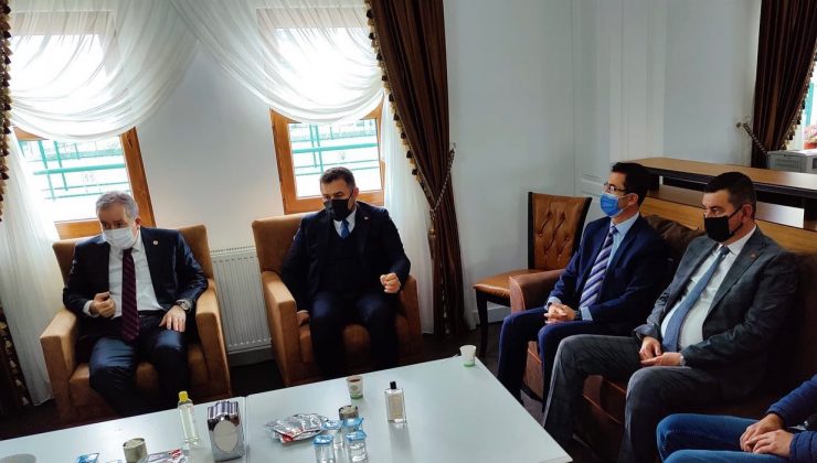 Başkan Yücel ve Türkdoğan’dan taziye ziyareti