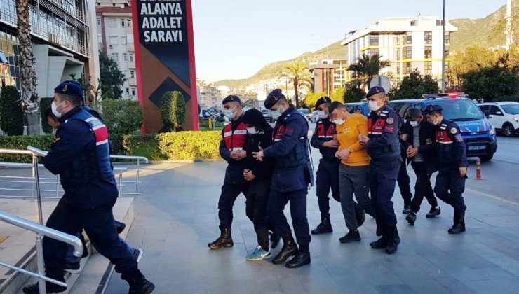 Alanya’daki dev operasyonda 9 tutuklama