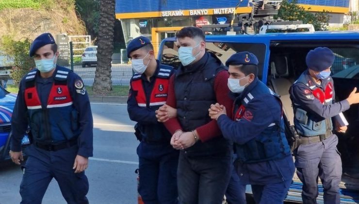 Alanya’da Ukraynalı saldırgan yoğun güvenlik önlemleri arasında adliyeye sevk edildi