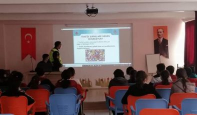 Gazipaşa’da öğrencilere trafik kuralları anlatıldı