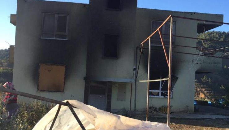 Gazipaşa’da Hasan Tur’un evi yandı