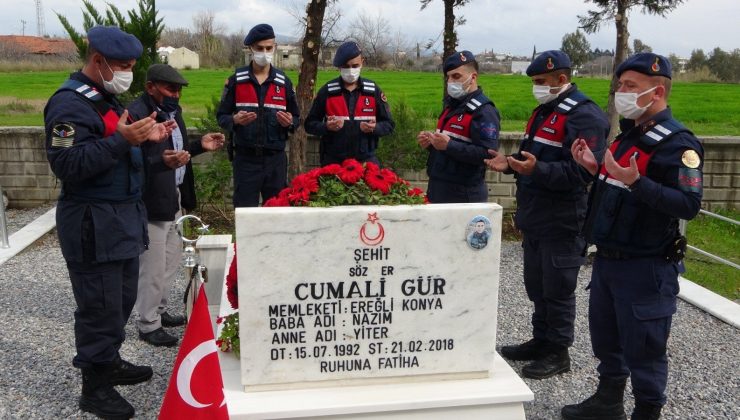 Şehit Sözleşmeli Er Cumali Gür, mezarı başında anıldı