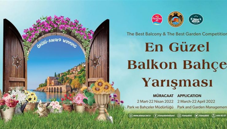 Alanya’da ‘En Güzel Balkon Bahçe Yarışması’ için geri sayım başladı