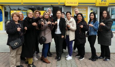 Tekvandocu ev hanımlarından farkındalık kampanyasına destek