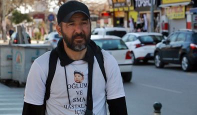 6 yıldır göremediği oğlu için yürüyerek Türkiye’yi dolaşıyor