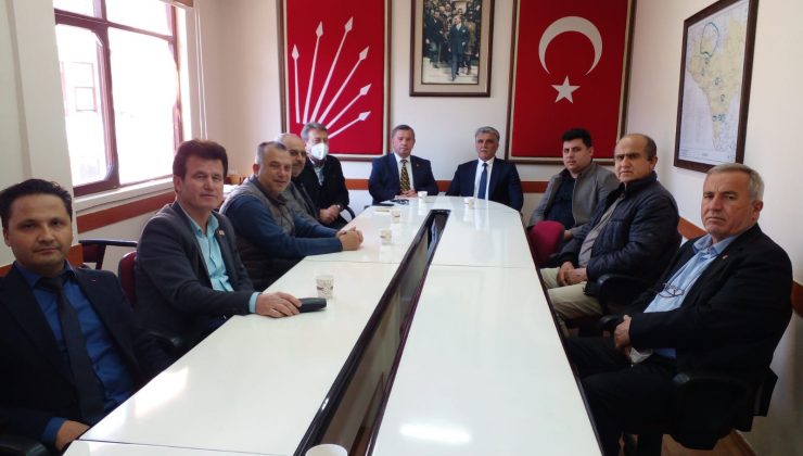 Başkan Özkan ve Akıllı’dan CHP Alanya’ya ziyaret