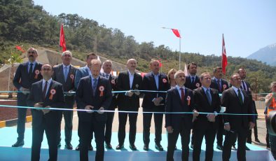 Bakan Çavuşoğlu’nun da katıldığı tünelin açılışı gerçekleştirildi