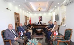 ALTSO Başkanı Mehmet Şahin sorunları Kaymakam Ürkmezer’e anlattı