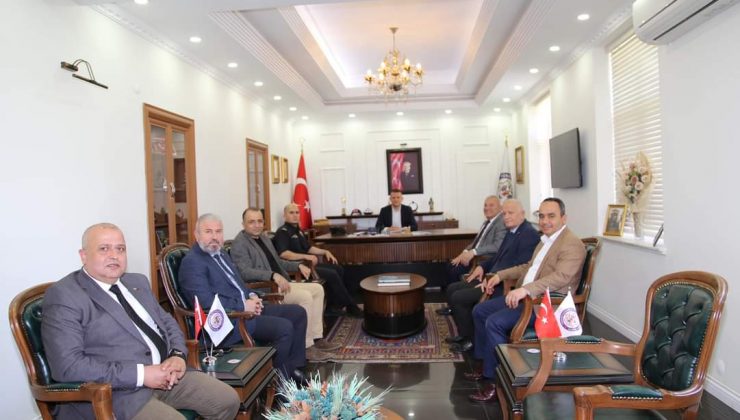 ALTSO Başkanı Mehmet Şahin sorunları Kaymakam Ürkmezer’e anlattı