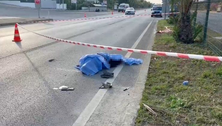 Alanya’da 18 yaşındaki gencin hayatını kaybettiği kaza anı kamerada I VİDEO HABER