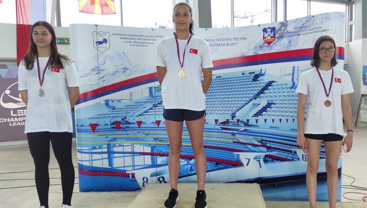 Antalyasporlu yüzücüler Belgrad’dan 4 altın madalyayla döndüler