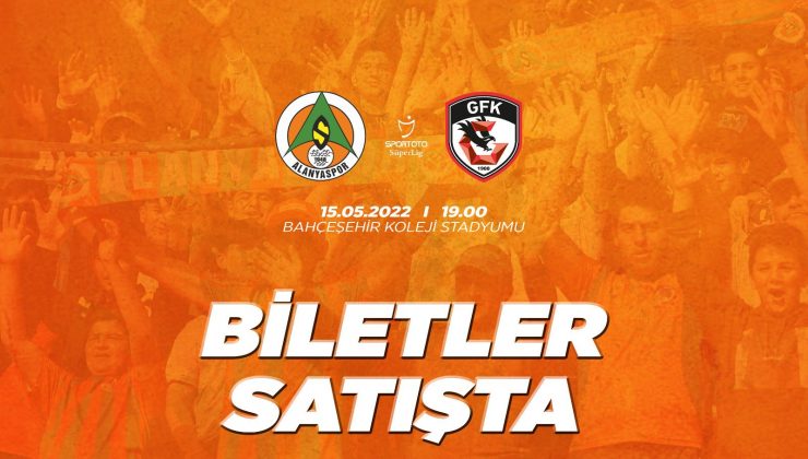 Alanyaspor – Gaziantep maçı biletleri satışa sunuldu
