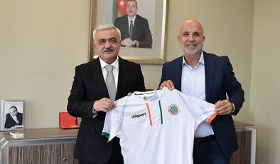 Başkan Çavuşoğlu’ndan AFFA Başkanı Abullayev’e ziyaret