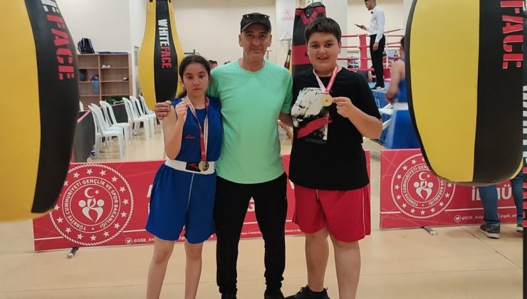 Alanya Kestelsporlu minik boksörlerden büyük başarı