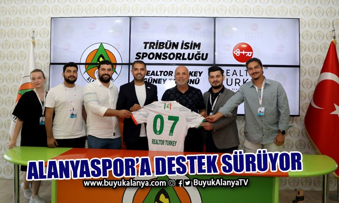 Alanyaspor’a bir destek de Realtor Turkey’den
