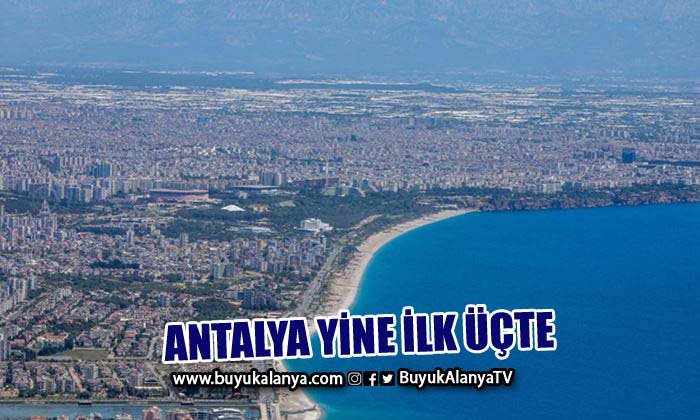 Antalya ocak- mayıs dönemi istatistikleri açıklandı