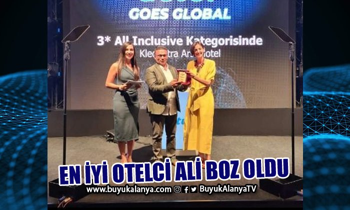 Alanyalı turizmci Ali Boz’a büyük ödül