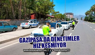 Gazipaşa’da trafik kurallarına uymayan sürücülere cezai işlem uygulandı