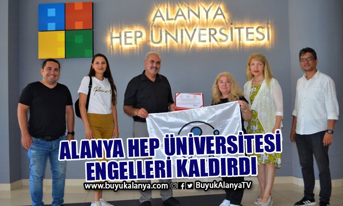 Alanya HEP Üniversitesi artık engelsiz üniversite