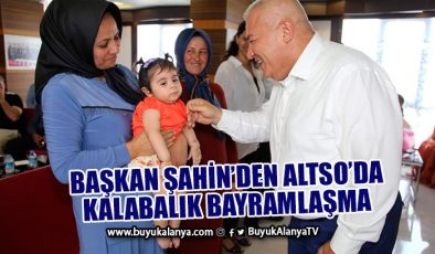 Başkan Şahin Ela bebek ile yakından ilgilendi I FOTO GALERİ