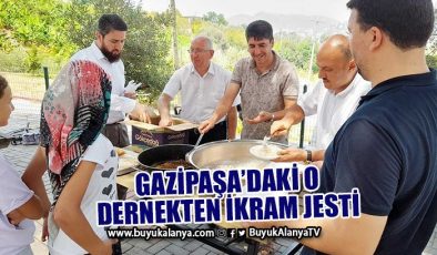 Gazipaşa’daki dernekten öğrencilere ikram jesti