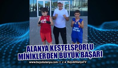 Alanya Kestelsporlu minikler Türkiye şampiyonasına katılacak