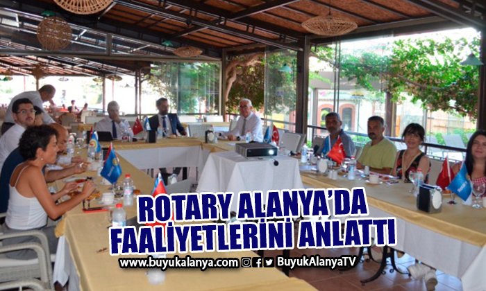 Rotary Kulübü’nün faaliyetleri konuşuldu