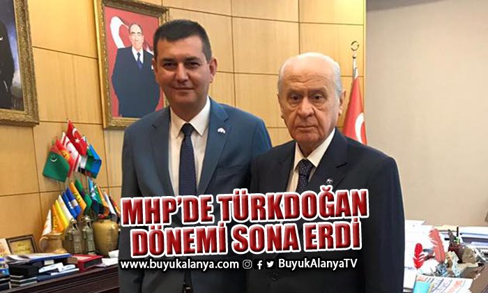 Şok ayrılık! Alanya MHP’de Türkdoğan dönemi sona erdi