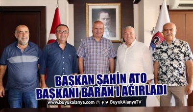 Başkan Şahin Ankara’dan gelen misafirlere Alanya’yı anlattı
