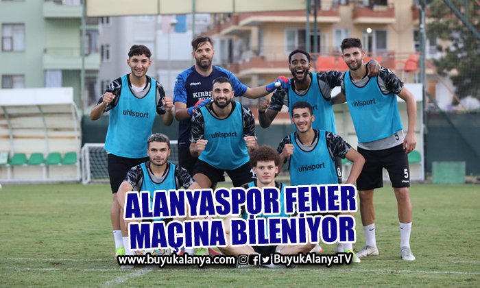 Alanyaspor, Fenerbahçe maçı hazırlıklarını sürdürdü