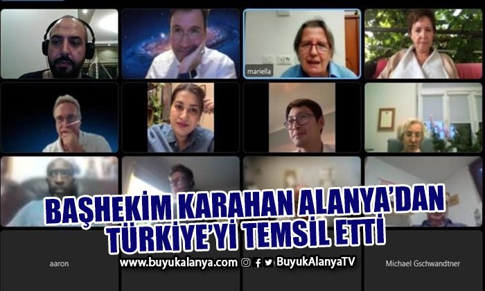 Başhekim Karahan online konferansta Türkiye’yi temsil etti