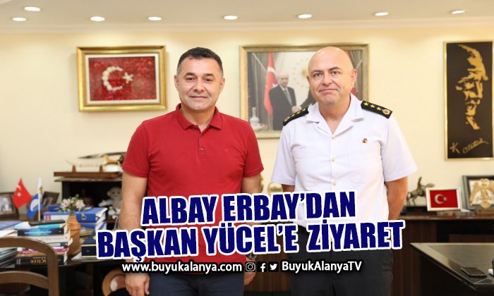 İl Jandarma Komutan Yardımcısı Erbay’dan Başkan Yücel’e ziyaret