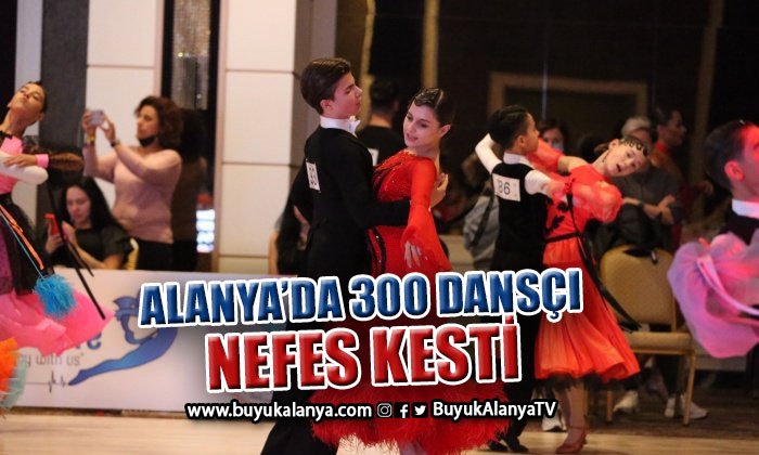Alanya’da dansçılar yeteneklerini sergilediler